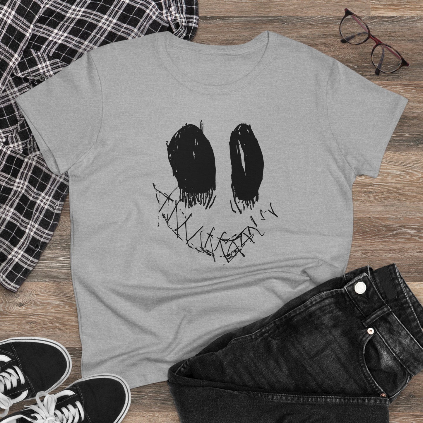 Nith OE Women's Midweight Cotton Tee SMILE