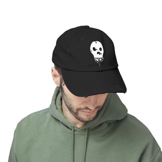 Nith OE Unisex Distressed Cap WITHERED SKELLY