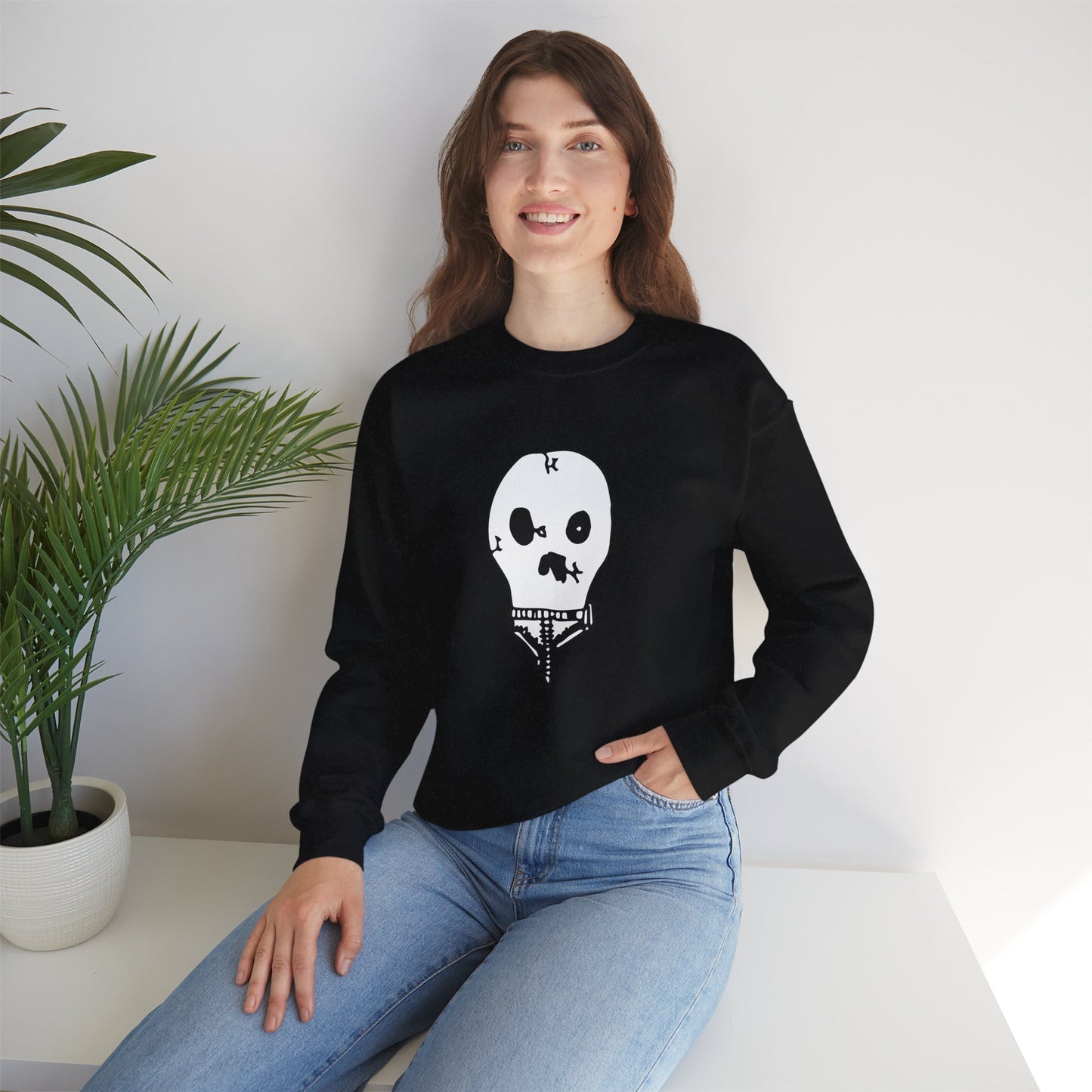 Nith OE Unisex Heavy Blend™ Crewneck Sweatshirt WITHERED SKELLY