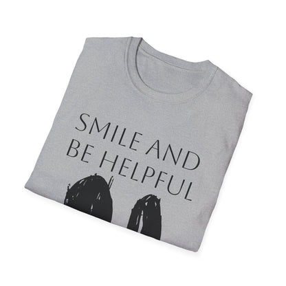 Nith OE Unisex Softstyle T-Shirt White - SMILE