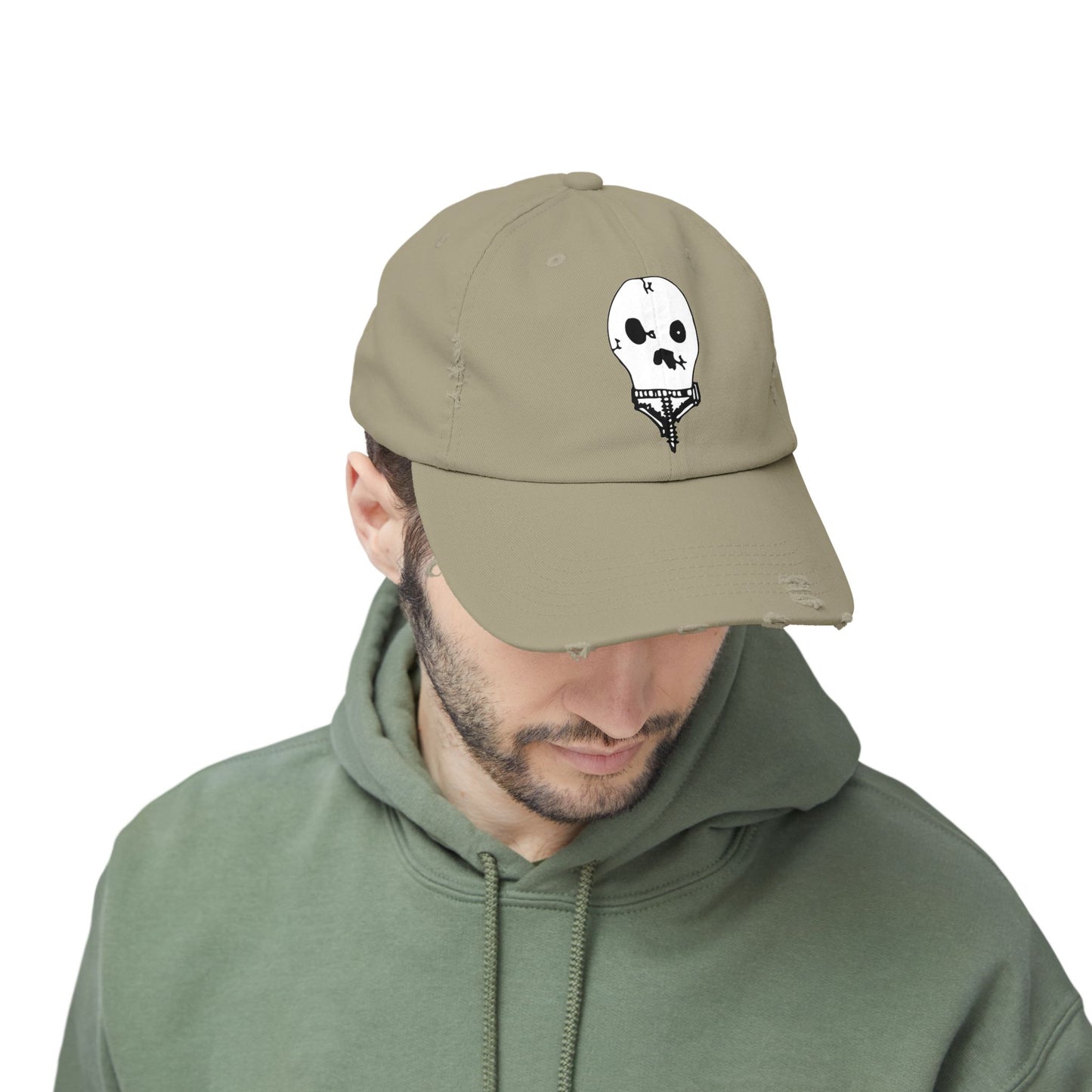 Nith OE Unisex Distressed Cap WITHERED SKELLY